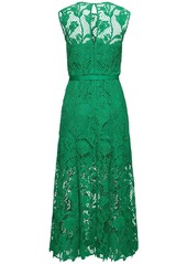 Self Portrait Lace Sleeveless Midi Dress