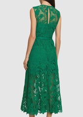 Self Portrait Lace Sleeveless Midi Dress