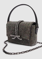 Self Portrait Micro Chainmail Crystal Top Handle Bag