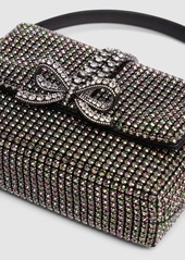 Self Portrait Micro Chainmail Crystal Top Handle Bag