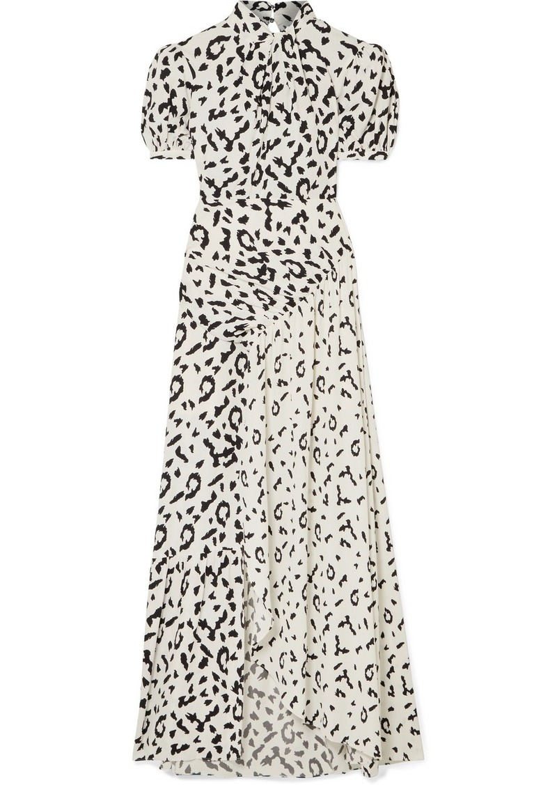 self portrait leopard dress
