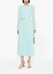 Self Portrait pleated midi dress