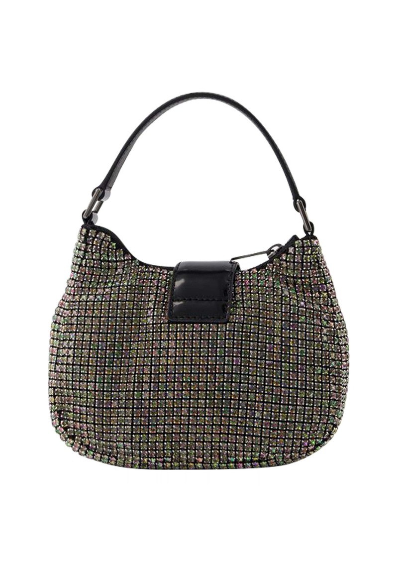 Rhinestone Crescent Shoulder Bag - SELF PORTRAIT - Synthetic - Multi