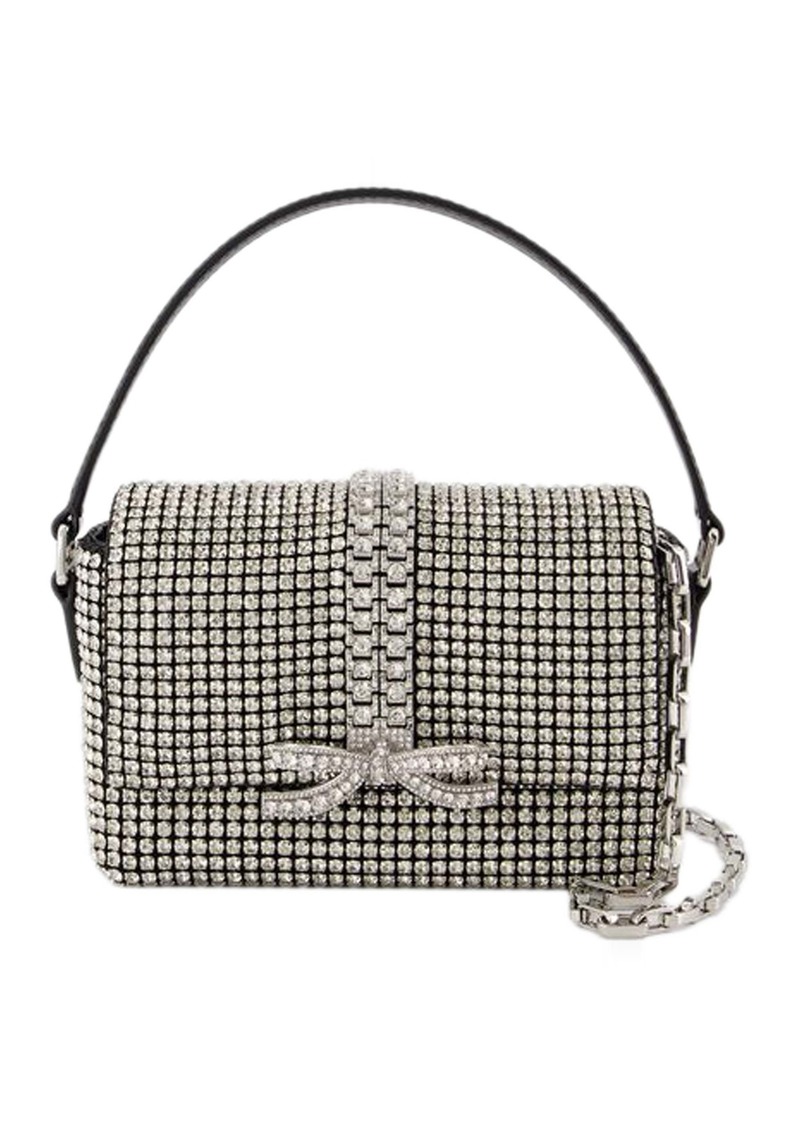 Rhinestone Micro Bag - SELF PORTRAIT - Synthetic - Silver