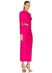 Self Portrait self-portrait Jersey Cut Out Maxi Dress