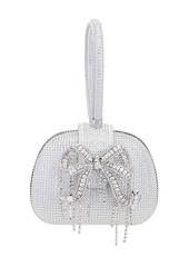 Self Portrait self-portrait Rhinestone Top Handle Clutch Bag