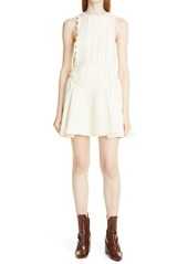 Self Portrait Self-Portrait Self-Portait Scallop Detail Sleeveless Dress in Ivory at Nordstrom