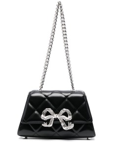 Self Portrait The Bow quilted shoulder bag