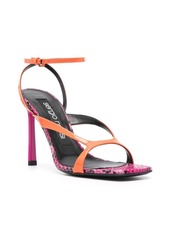 Sergio Rossi Aracne 100mm leather sandals