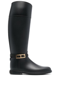 Sergio Rossi buckle-detail boots