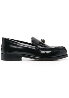 Sergio Rossi buckled leather moccasin loafers