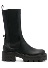 Sergio Rossi chunky-soled leather boots