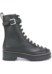 sergio rossi lace up boots