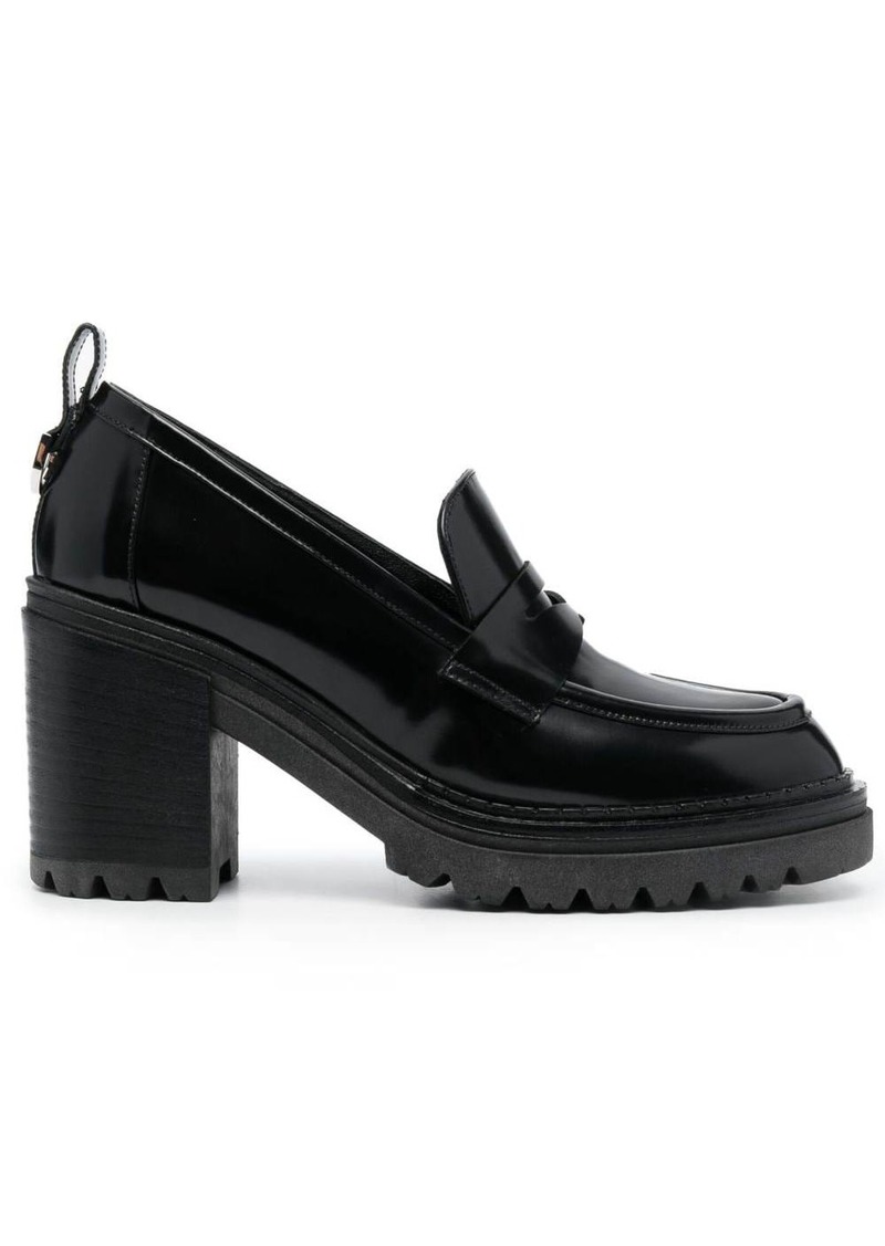 Sergio Rossi Joan 55mm penny-slot leather loafers