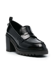 Sergio Rossi Joan 55mm penny-slot leather loafers