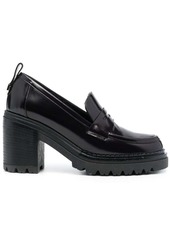 Sergio Rossi Joan 90mm leather loafers