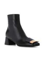 Sergio Rossi logo-plaque ankle boots