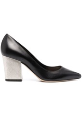 Sergio Rossi Nappa Seventy block-heel pumps