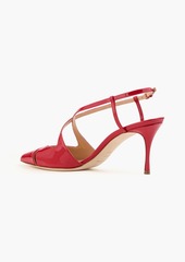 Sergio Rossi - Bon Ton patent-leather pumps - Red - EU 37