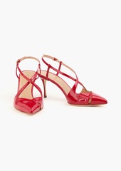 Sergio Rossi - Bon Ton patent-leather pumps - Red - EU 37