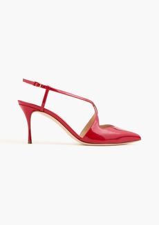 Sergio Rossi - Bon Ton patent-leather pumps - Red - EU 37