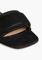 Sergio Rossi - Brushed suede sandals - Black - EU 40.5