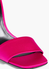 Sergio Rossi - Crystal-embellished satin sandals - Pink - EU 37