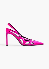 Sergio Rossi - Cutout satin pumps - Pink - EU 36