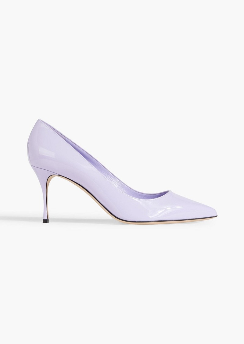 Sergio Rossi - Godiva 75 patent-leather pumps - Purple - EU 37