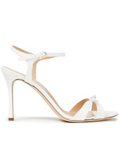 Sergio Rossi - Knotted patent-leather sandals - White - EU 40.5