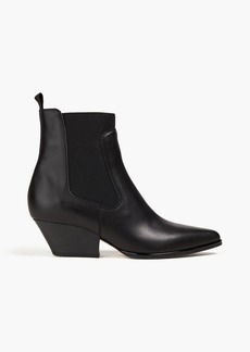 Sergio Rossi - Leather ankle boots - Black - EU 36