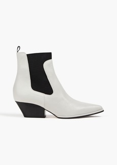 Sergio Rossi - Leather ankle boots - Gray - EU 36