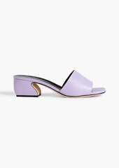 Sergio Rossi - Leather mules - Purple - EU 39