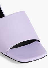 Sergio Rossi - Leather mules - Purple - EU 37