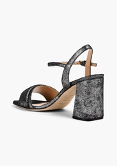 Sergio Rossi - Metallic suede sandals - Metallic - EU 37