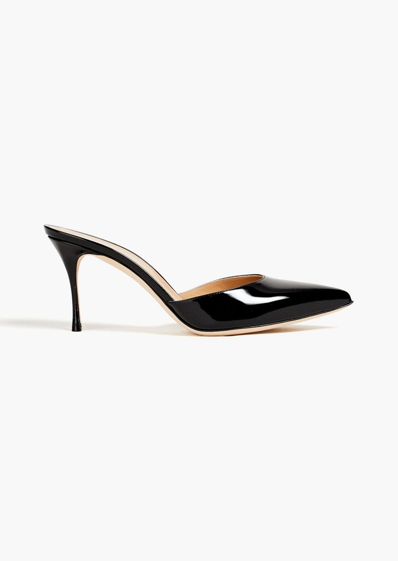 Sergio Rossi - Patent-leather mules - Black - EU 37