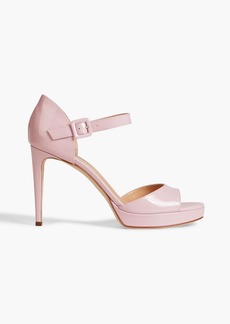 Sergio Rossi - Patent-leather platform sandals - Pink - EU 40