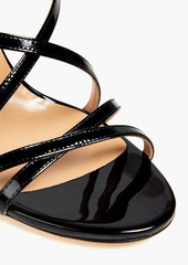 Sergio Rossi - Bon Ton patent-leather sandals - Black - EU 36