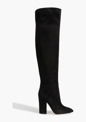 Sergio Rossi - Scarlett 105 suede over-the-knee boots - Black - EU 36