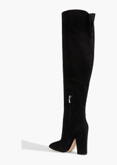 Sergio Rossi - Scarlett 105 suede over-the-knee boots - Black - EU 36