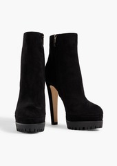 Sergio Rossi - Shana 090 suede ankle boots - Black - EU 40.5