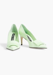 Sergio Rossi - Embellished patent-leather pumps - Pink - EU 39.5