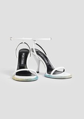 Sergio Rossi - sr Bijoux crystal-embellished leather sandals - White - EU 36
