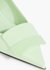 Sergio Rossi - sr1 45 embellished patent-leather pumps - Green - EU 36