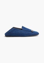 Sergio Rossi - sr1 denim collapsible-heel loafers - Blue - UK 5.5
