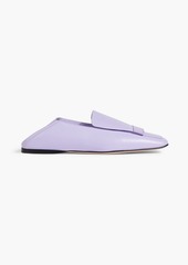 Sergio Rossi - sr1 leather collapsible-heel loafers - Purple - EU 39