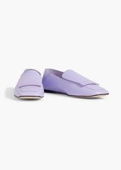 Sergio Rossi - sr1 leather collapsible-heel loafers - Purple - EU 39