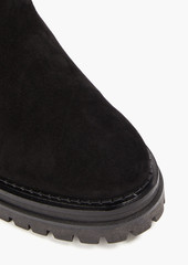 Sergio Rossi - Ring-embellished suede boots - Black - EU 35