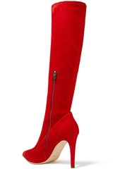 Sergio Rossi - Suede knee boots - Red - EU 36