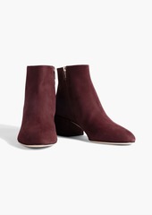 Sergio Rossi - Virginia 45 suede ankle boots - Burgundy - EU 35.5